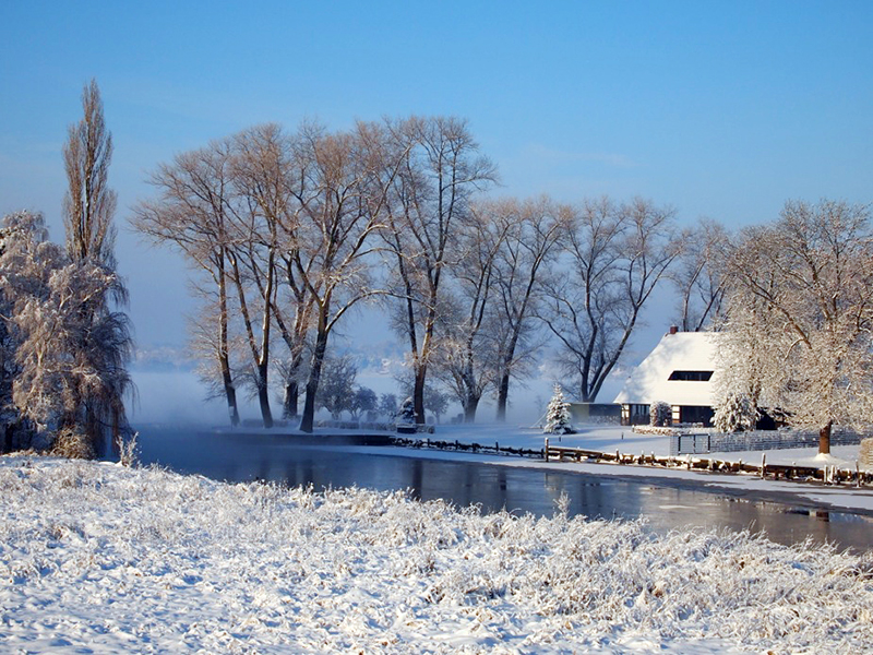 Tietjens Hütte im Winter